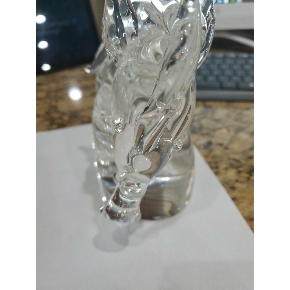 Cartier Clear Crystal Horse Head Sculpture - Picture 2 of 6
